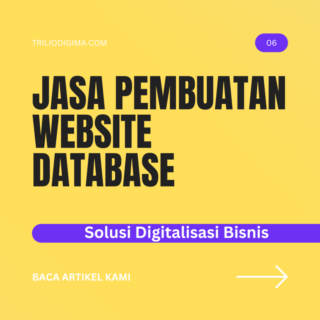 Jasa Pembuatan Website Database