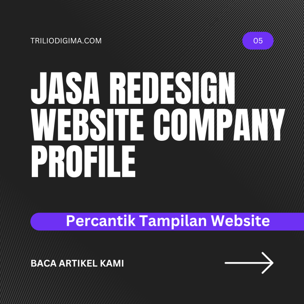 Jasa Redesign Website Company Profile