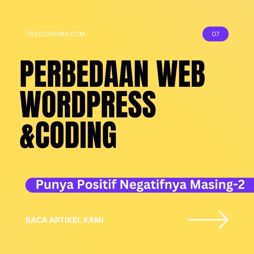 Perbedaan Website WordPress dan Website Coding